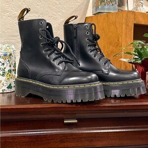 Dr. Martens Jadon Black Platform Boots
